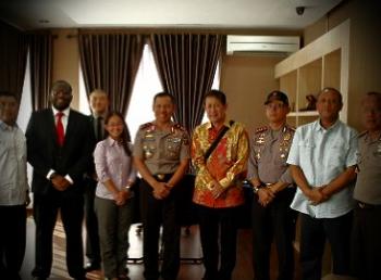 Tiga Agen Khusus Amerika Serikat temui Kapolda Riau
